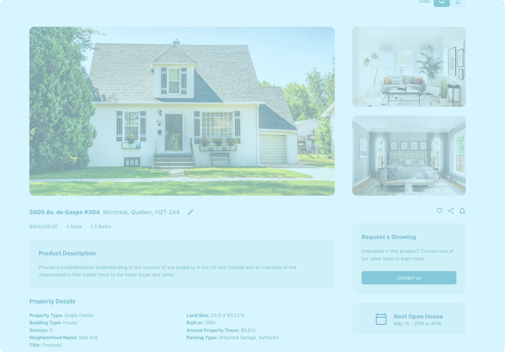 Listing Background